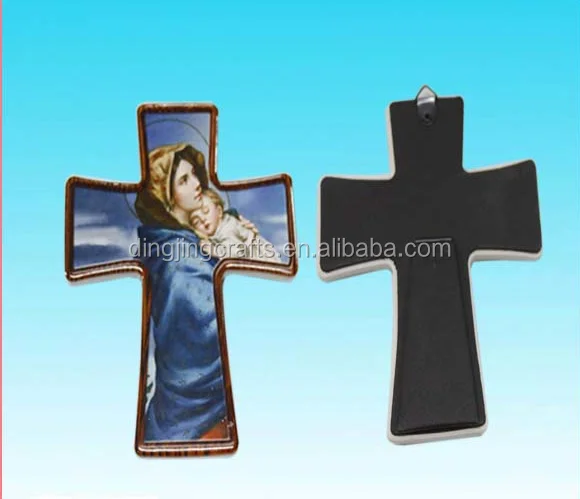
western style ceramic cross plaque for blessing 