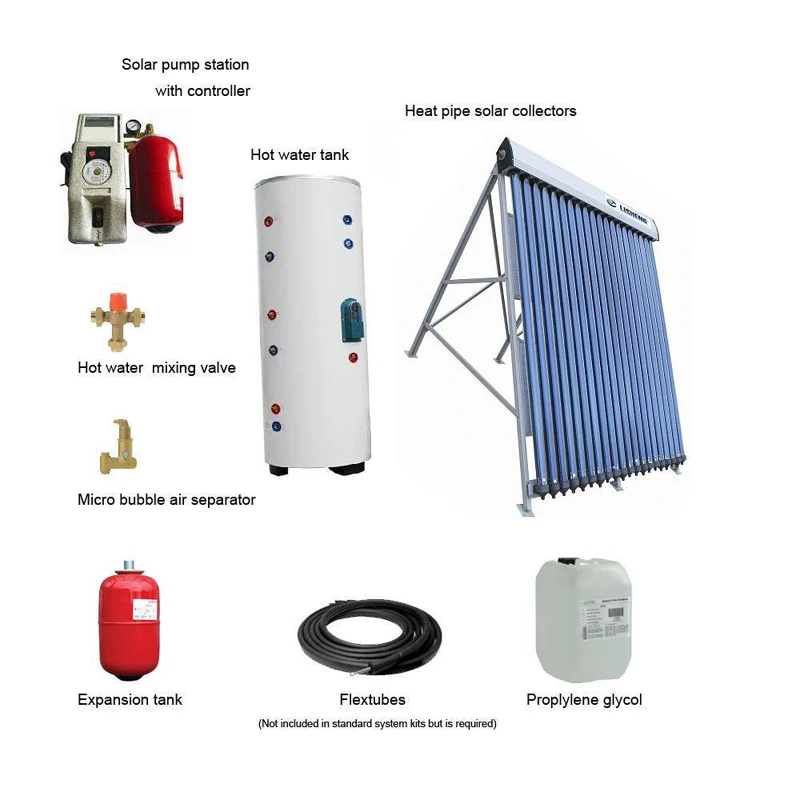 
Hot air circulation water heat pipe Split Solar Heating System 