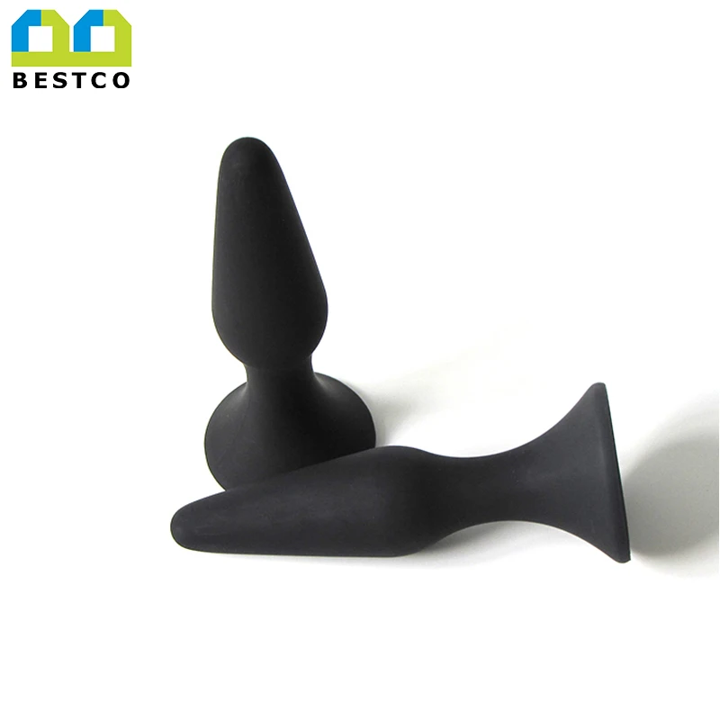 
Factory price high flexible butt plug , medical silicone anal plug for woman 
