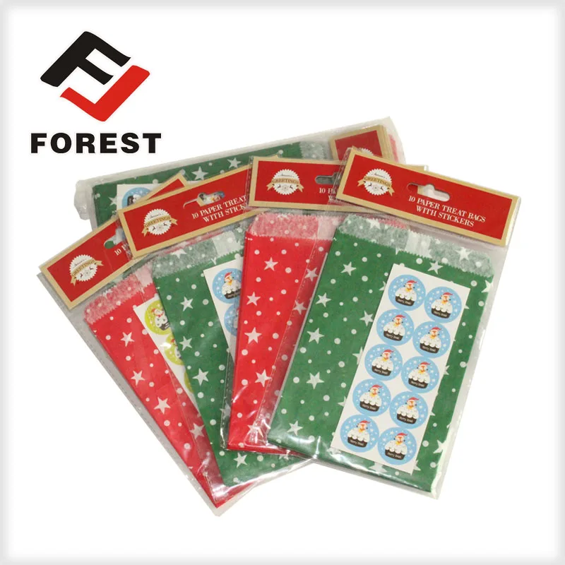 Candy-stripe Paper Gift Bags Great Party Bags Various Colours X 12 Food Top Customized Offset Printing Corn FL Coated Paper