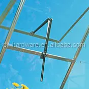 Roof Vent gas spring greenhouse application
