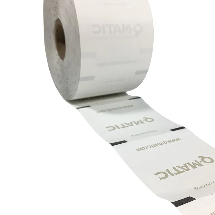 ATM Thermal Paper Roll, Black Mark Sensor Can be Pre-printed, Various Widths are Available