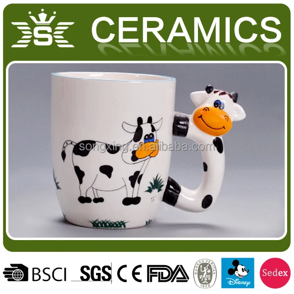 New products 12OZ cups, mini Animal  Mug Size and shape can be customized