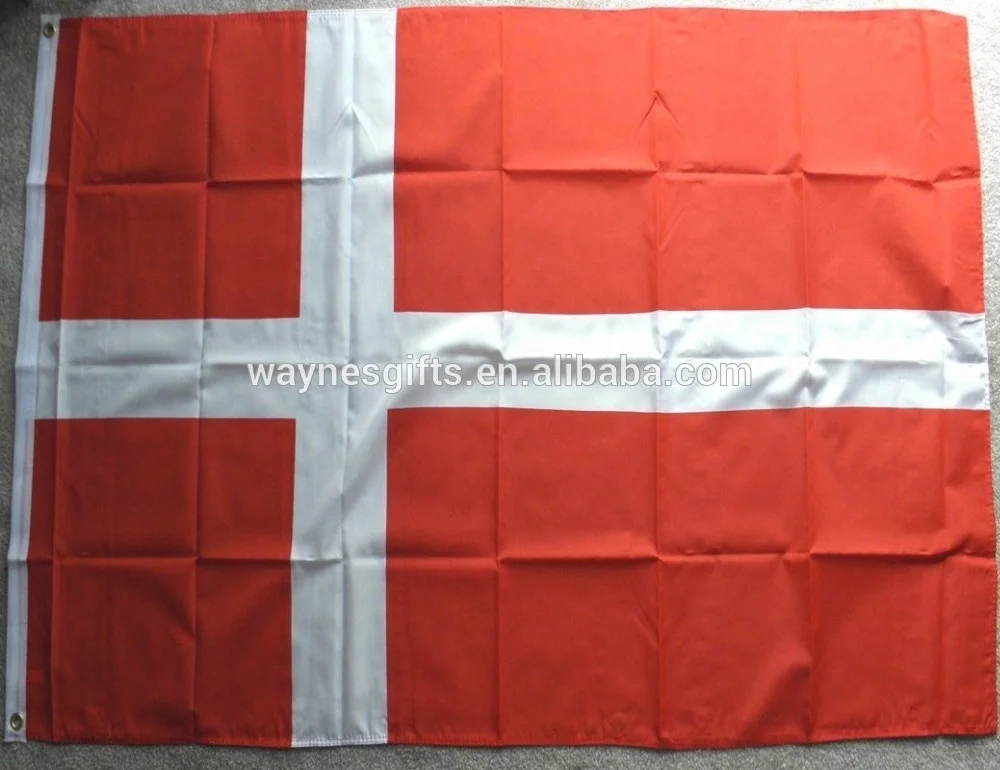 2*3ft Polyester Denmark Flag Economy Stock Budget-friendly National Banner