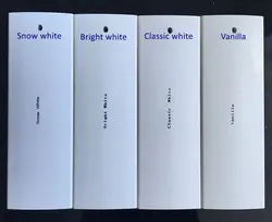 White faux wood Reinforced plantation shutter louvers from china