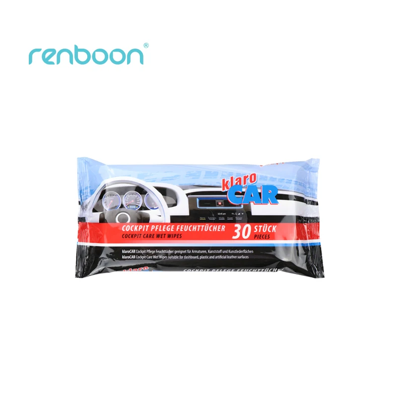 
cockpit shine wipes, car cleaning wipe 