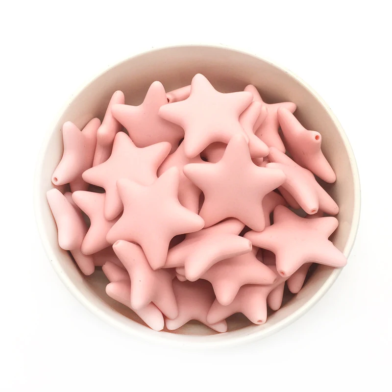 Hot Silicone 100% Food Grade Baby Beads Teething Wholesale Teething Silicone Beads Toys