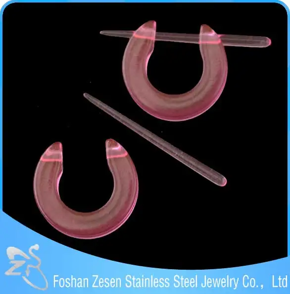 Wholesale Nipple Stretching Jewelry Piercing Glitter Seashell Nipple Rings
