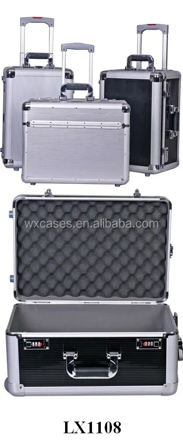 portable aluminum carry-on luggage wholesale with strong frame From Nanhai,Foshan,Guangdong,China