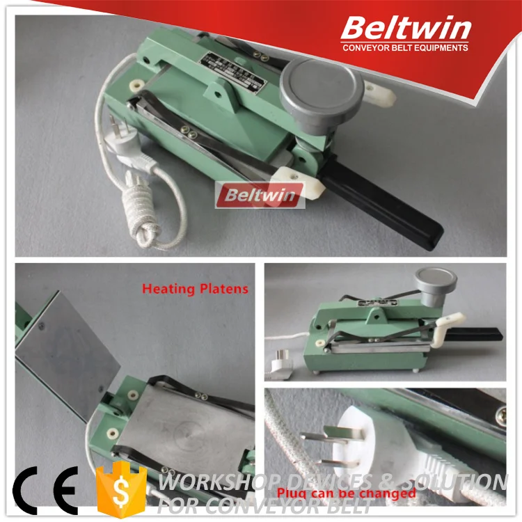 
Beltwin portable press machine for splicing transmission belts 