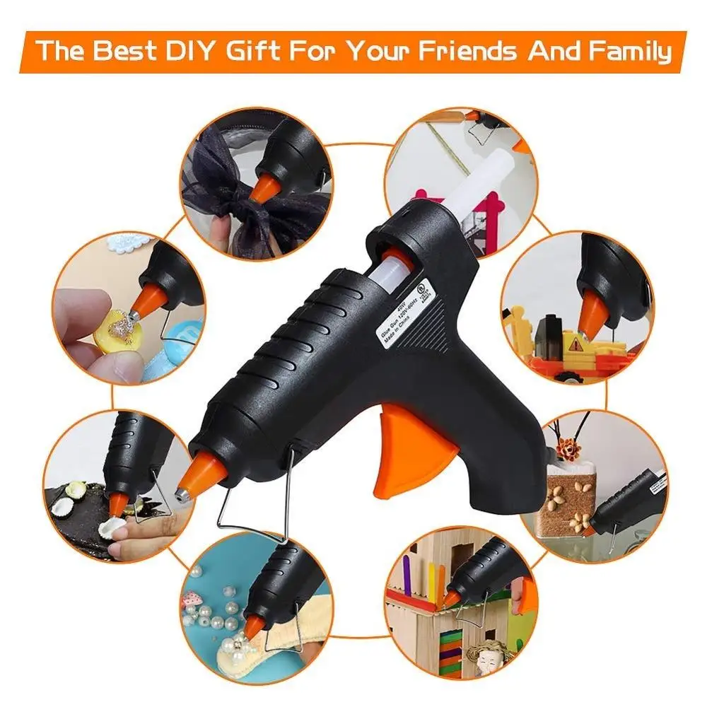 120V/60HZ 40W Mini Hot Melt Craft Glue Gun Kit