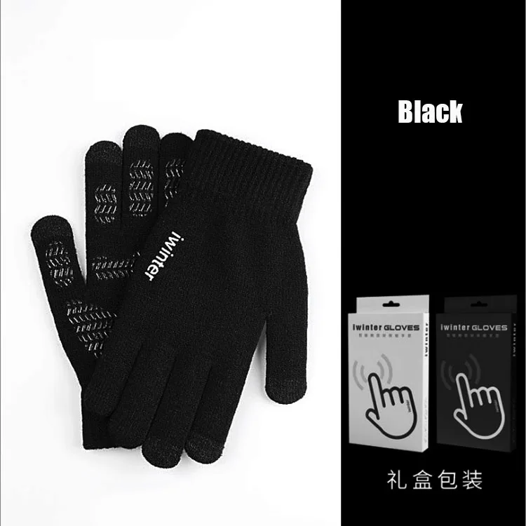 Горячая Распродажа, теплые варежки для сенсорного экрана, перчатки для зимы