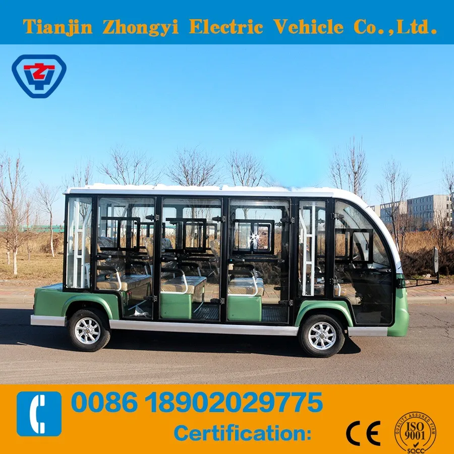11 Seater electric sightseeing bus for passager cars