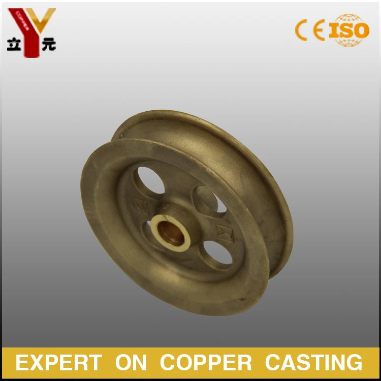 
Precision casting brass railway wheel 