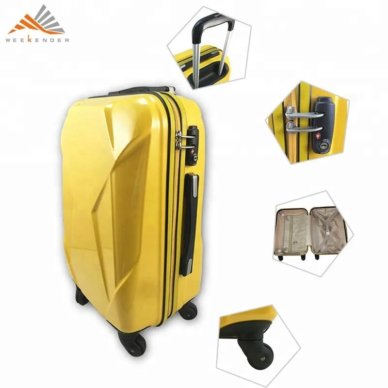 Hard Case Luggage Suitcase New Products Variety Color ABS & PC Weekender 210D Polyester & Sponge Top & Side with TSA Lock