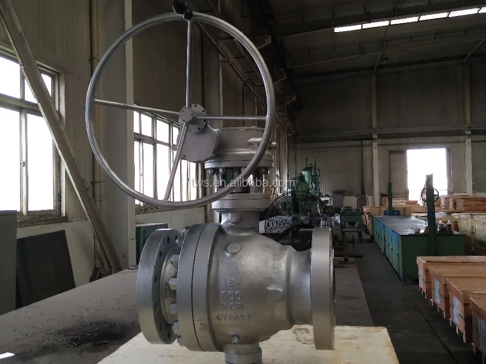8 Inch 600LB Gear Operated Trunnion Ball Valve