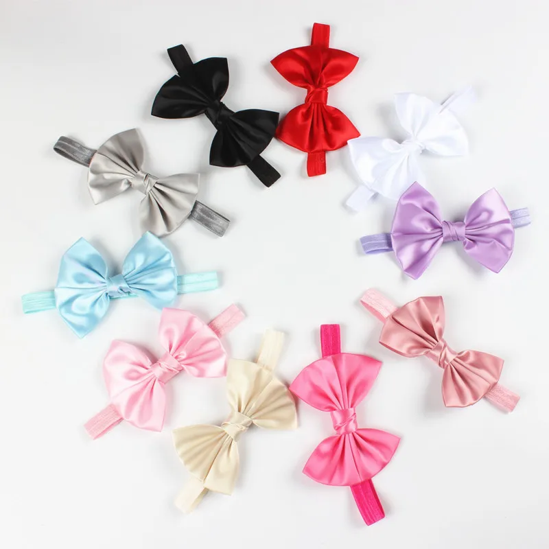 Детская повязка на голову, повязка для волос с бантом для девочек