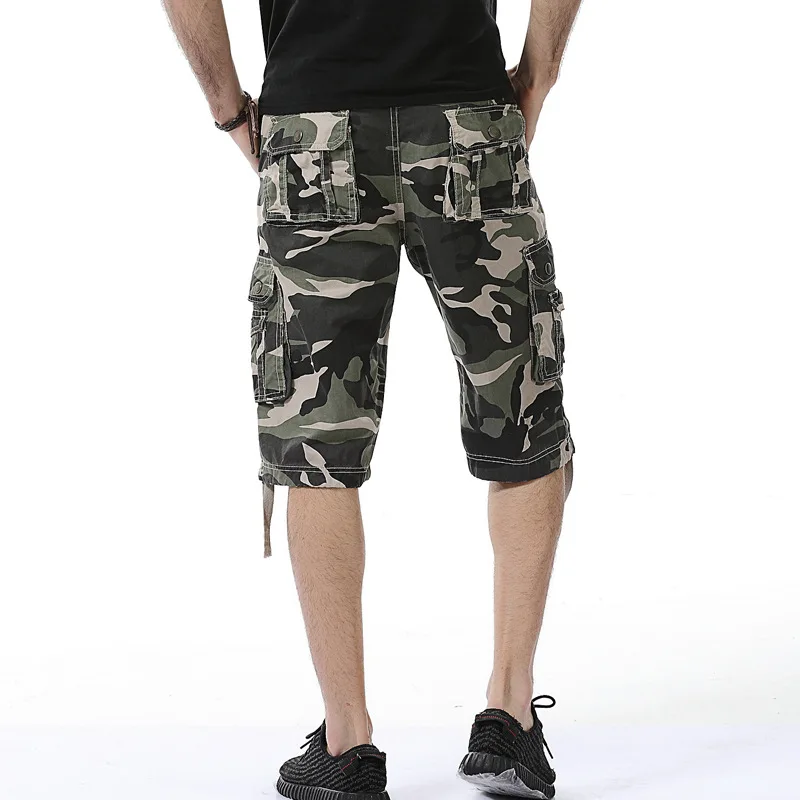 SHIFUREN Camo Baggy Cargo Shorts Men SHIFUREN Camo Baggy Cargo Shorts Men