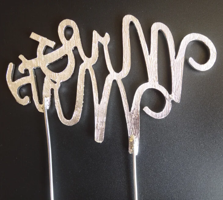 Wholesale Mr&Mrs Rhinestone Wedding Cake Topper Rhinestone Number Cake topper, Wedding Cake Decoration Bling Party Favor CT002