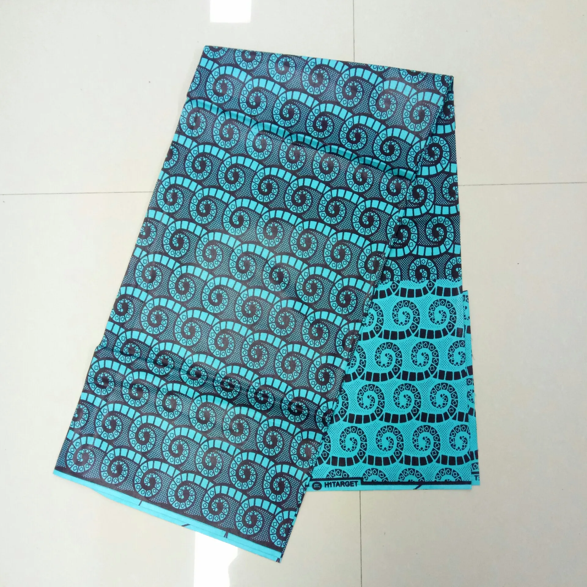 100% polyester african wax print fabric african dress