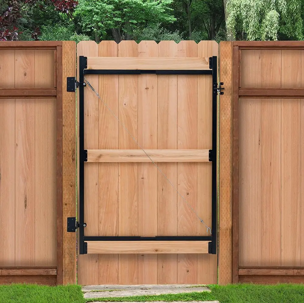 Adjust-A-Gate Steel Frame Gate Building Kit acrylic sliding doors gate hinge