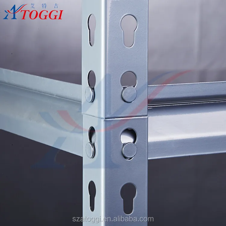 Household simple light duty angle steel rack