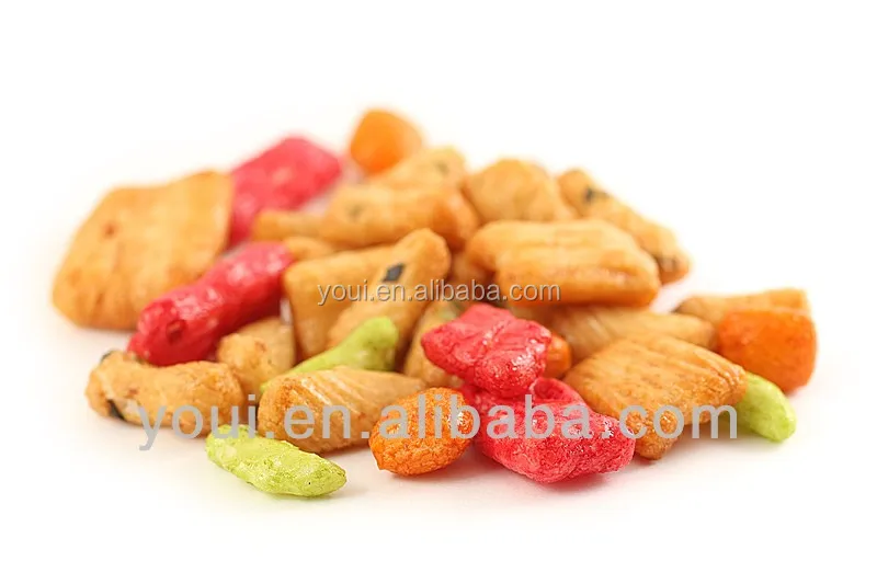 Green Wasabi Rice Crackers