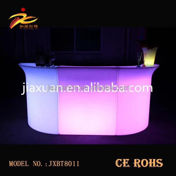 
CE&ROHS PE plastic light up portable bar counter/led bar furniture for bar,party ects 
