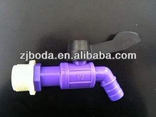 pp abs pvc plastic taps faucets and bibcock for water treatment BD-1448