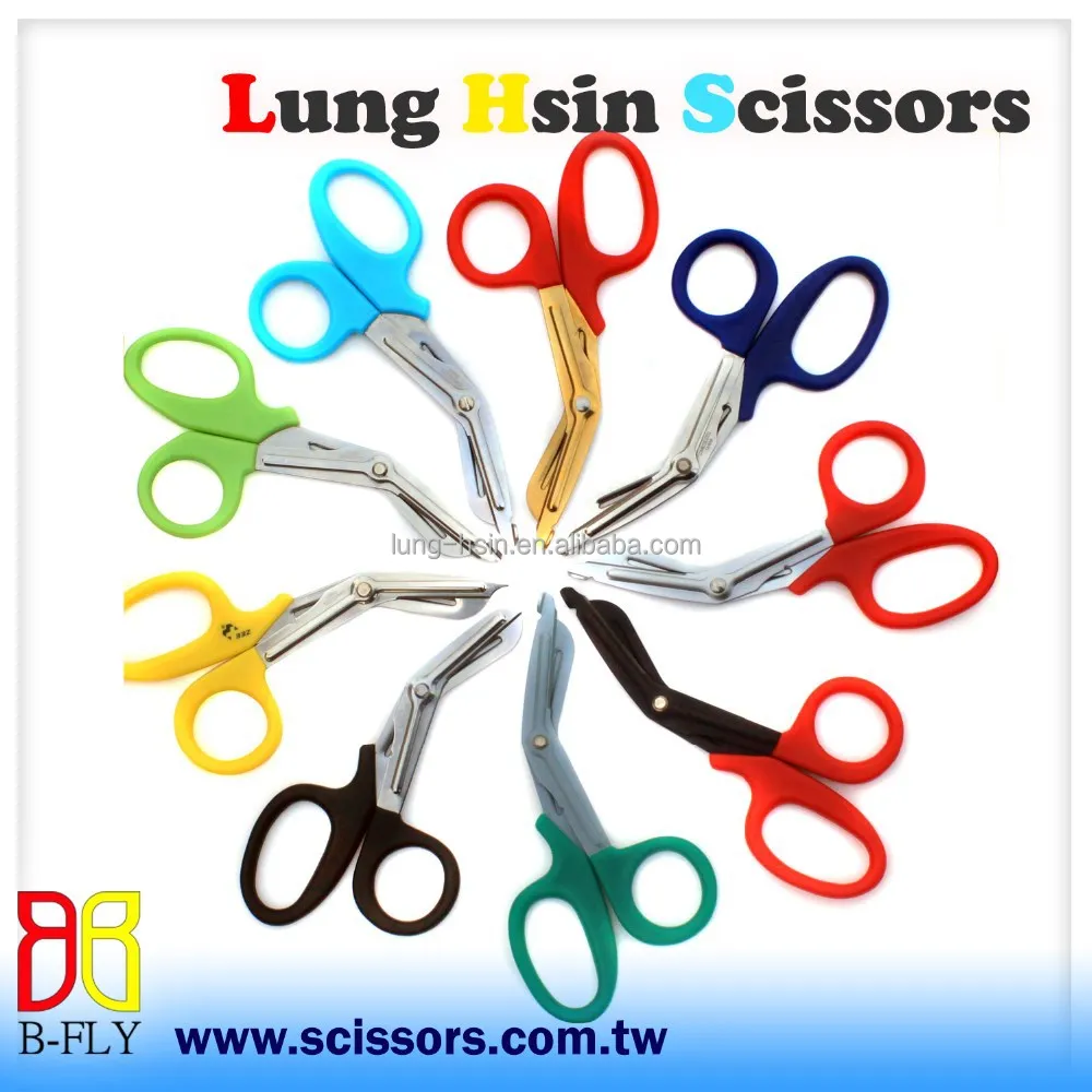 professional Fluoride Resin Non-stick bandage scissors gauze scissors