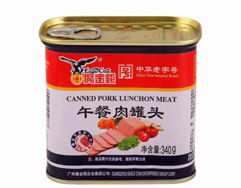Asian Foodstuff Canned Pork Luncheon Meat Pork Meat 340g