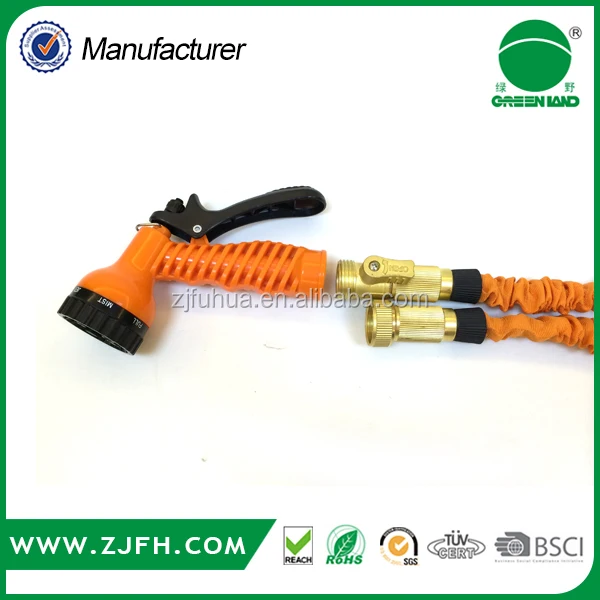 
50FT/75FT/100FT expandable garden water hose with brass fittings 