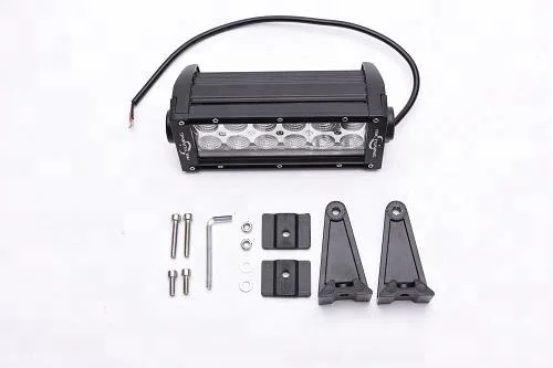 MICTUNING Waterproof 7.5 Inch 36W Flood Led Light Bar for Off-road Jeep ATV UTV SUV Truck