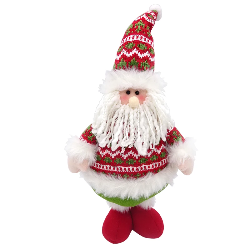 
Wholesale market fabric snowman christmas elves dolls ornaments halloween decoration 