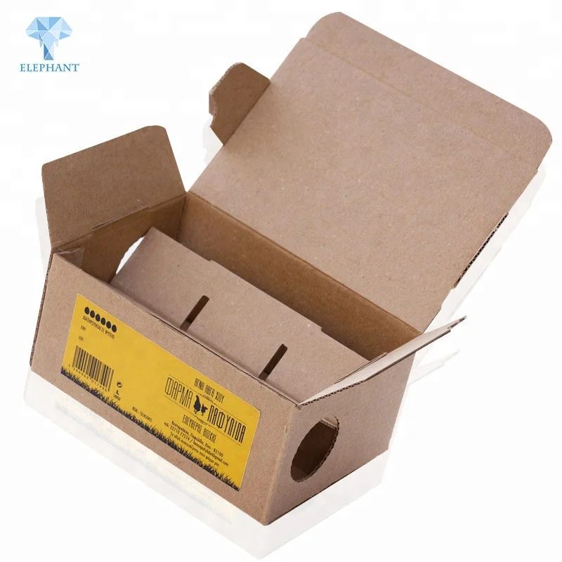 Customized Eco Friendly Hot Selling Low Price Portable Kraft Paper Egg Packing Boxes
