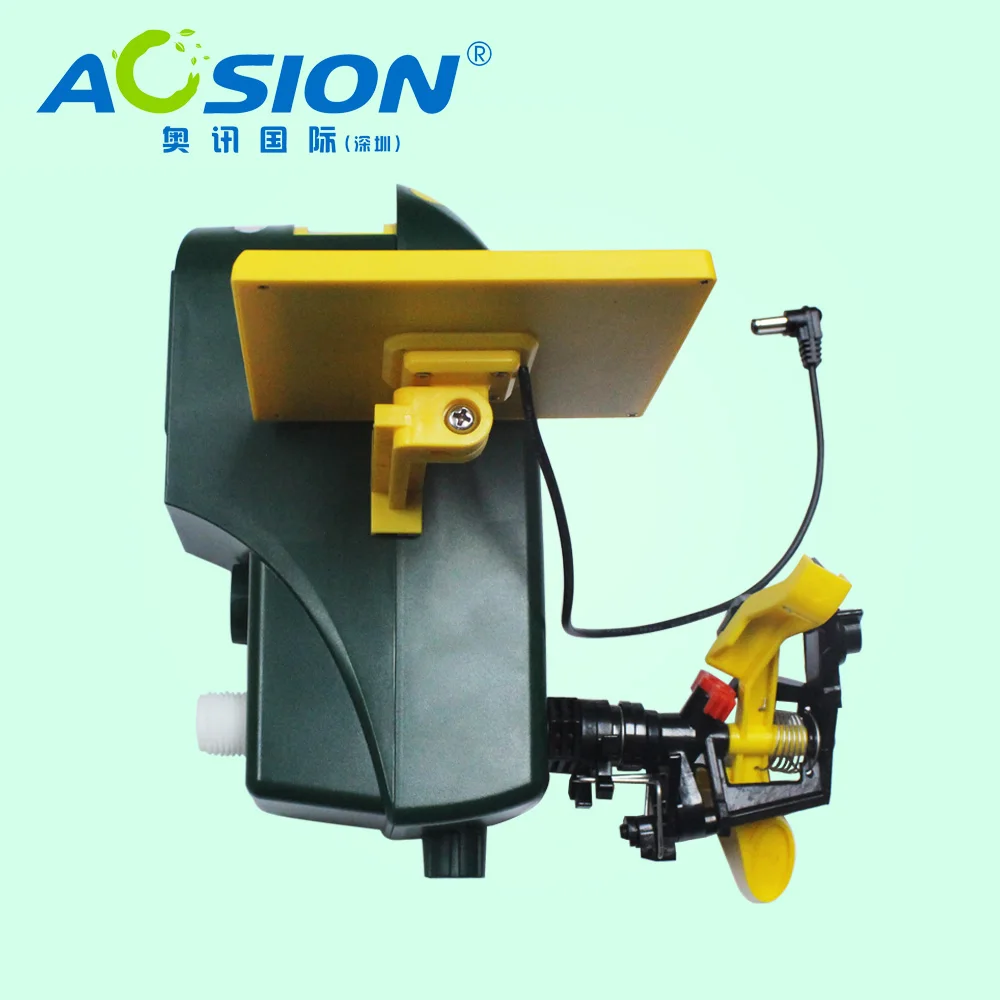 
Aosion Activated Detection Animal Deterrent Sprinkler Inflatable Scarecrow Fox Racoon Mice Birds Repellent Scarecrow Function 