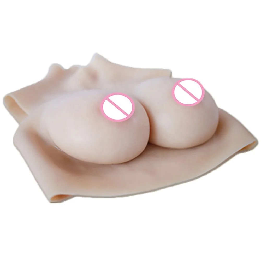 Solid E Cup Artificial Boobs Enhancer Chest Shemale Trandsgender Crossdressing Realistic Silicone Tits Breast Forms Crossdresser