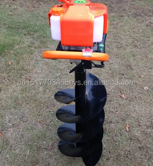 Superior quality 4 stroke earth auger drill machine manual earth auger price