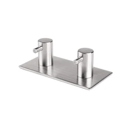 Bathroom Wall Adhesive Double Robe Hook
