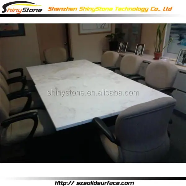 Matt Cultured Marble Table top for home and office