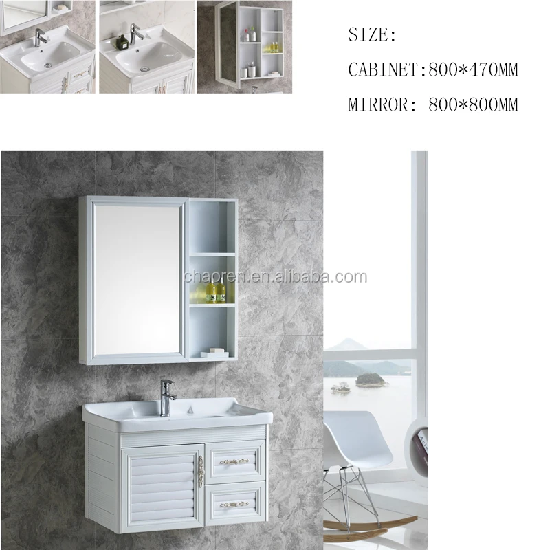 bathroom  bath ware rest toom Classic Bathroom Furniture Sink Cabinet Wall Hung Solid Wood