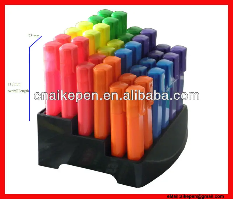 Плоская флуоресцентная маркерная ручка 2143