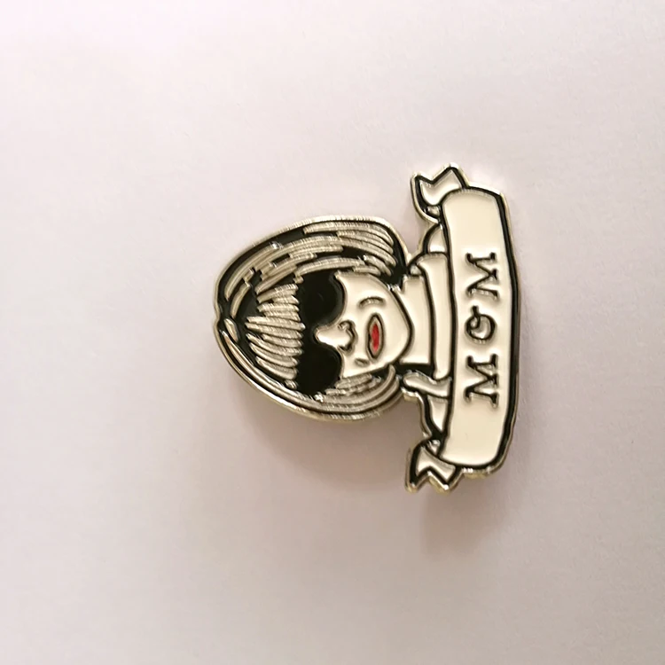
Factory made strictly checked round head enamel badges manufactured lapel pins china 