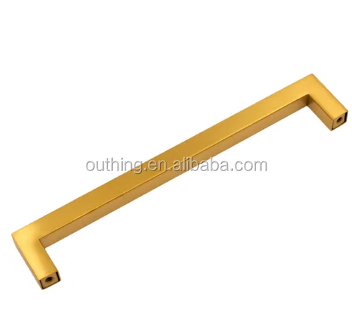New Regular Customized Metal stainless steel square brass cabinet handle