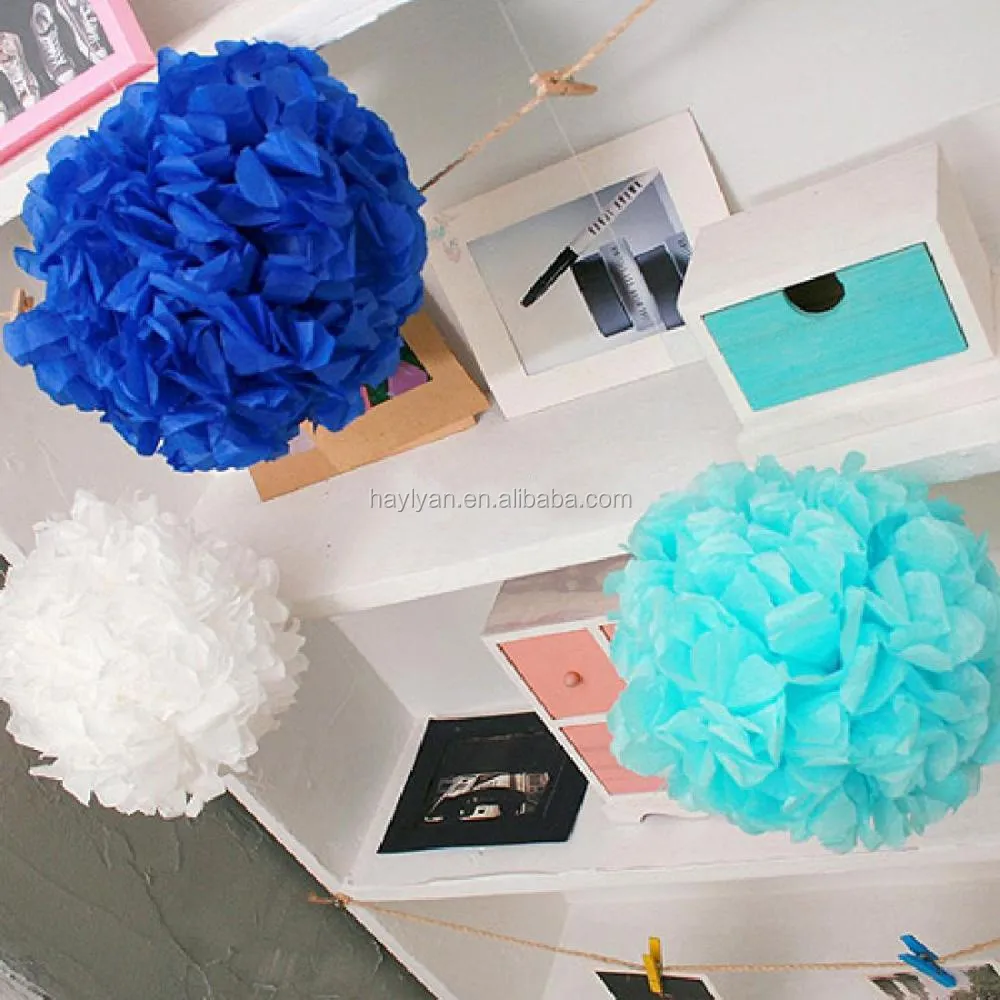 
Wedding decoration paper pompoms for party 
