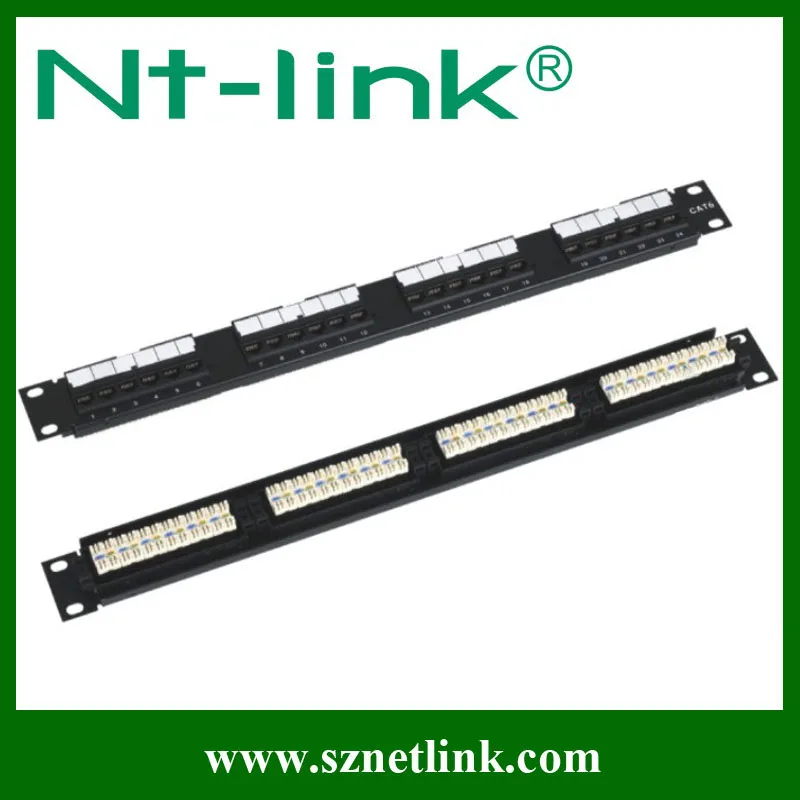 1u 24port UTP 110 IDC RJ45 кат.6 патч-панели