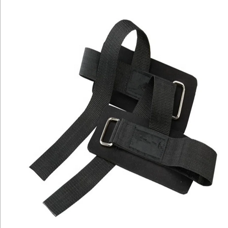 High Quality Pure Color Adjustment Loop Weight Lifting Straps for Strength Training