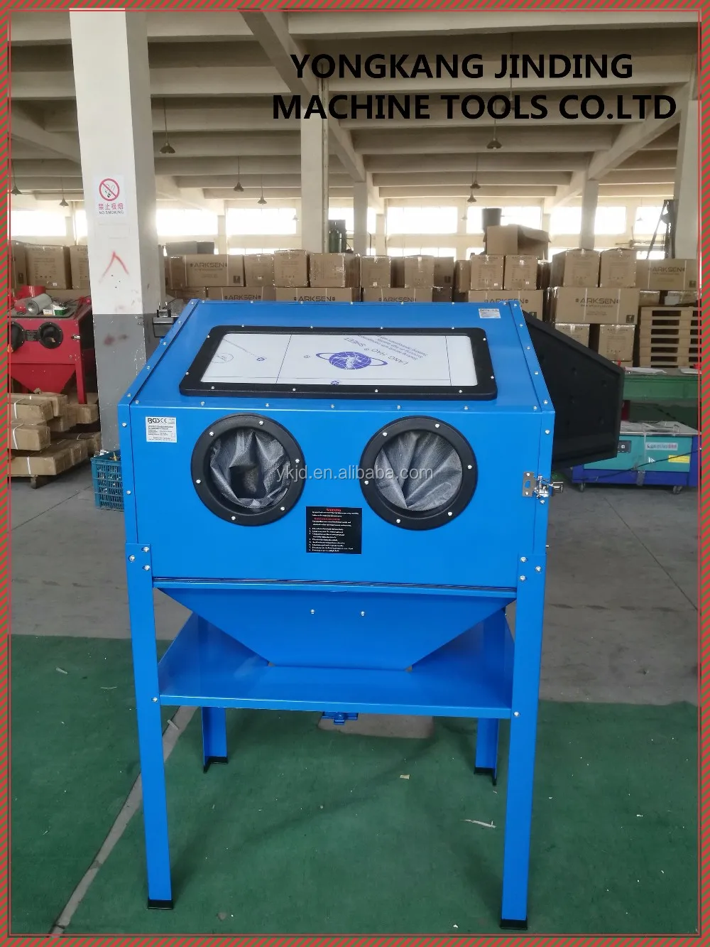 Air Pressure Sand Blaster alloy wheel repair equipment sand blasting machine for surface