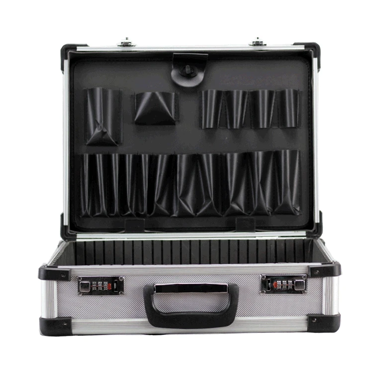 Customized Multi Aluminum Hairdresser Barber Tool Box Briefcase Case