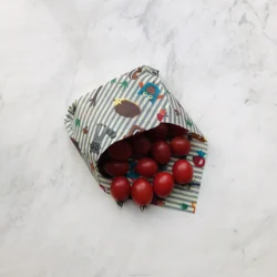 7 дней производства, одобренная LFGB ткань для пчелиного воска в горошек, пищевая пленка